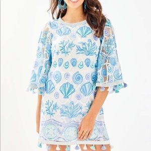 Lilly Pulitzer romper dress tassels